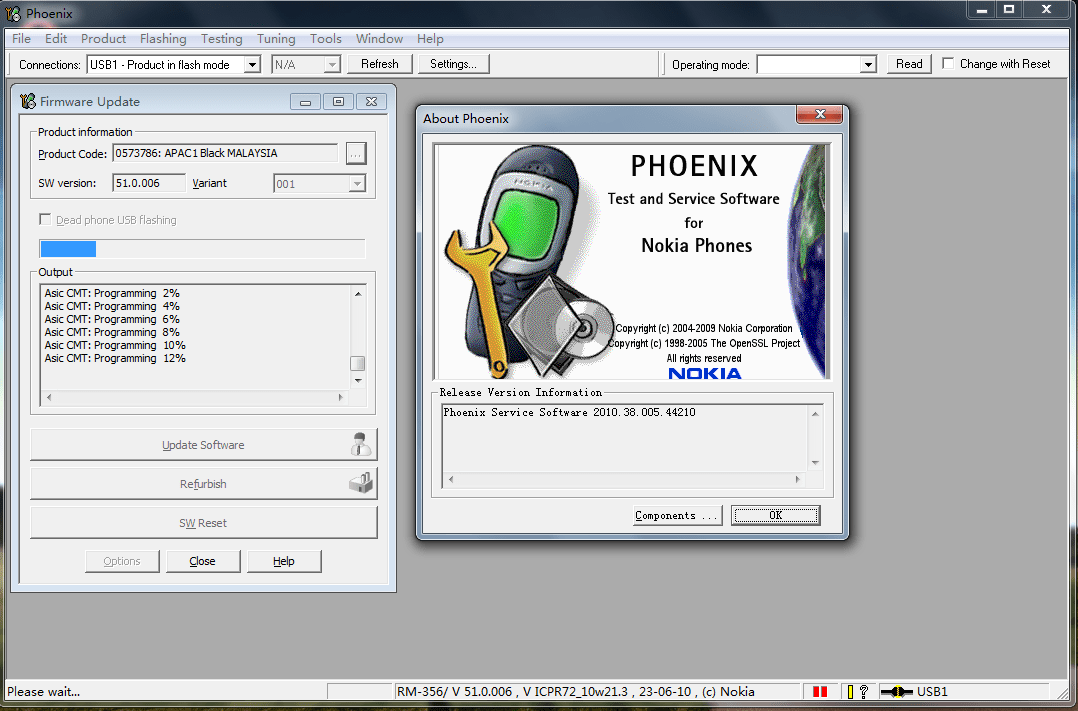 Phoenix Service Software