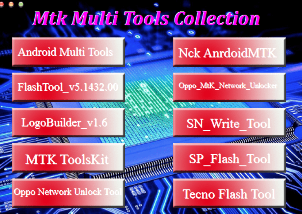 Download MTK Multi Tools Collection Latest Setup (2023)