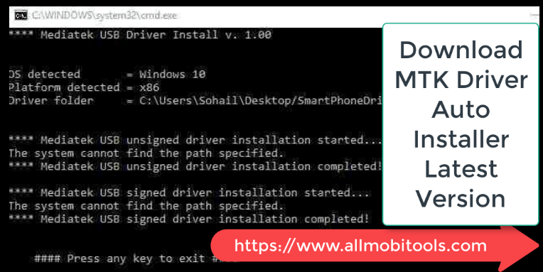Download MTK (MediaTek) Driver Auto Installer (2023) for Windows 7/9/10