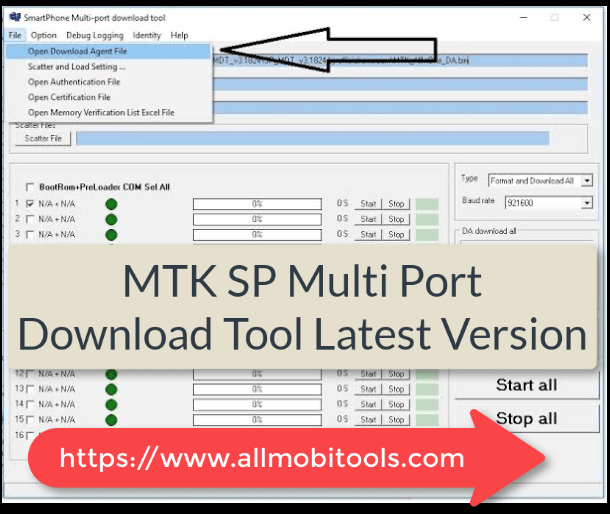 MTK SP Multi Port Download Tool Latest Version (2023)