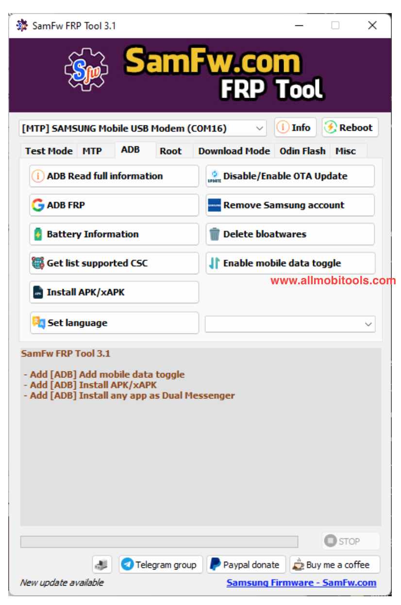 SamFW FRP Tool 2023 Free Download Latest v4.3 [Samsung FRP Bypass]
